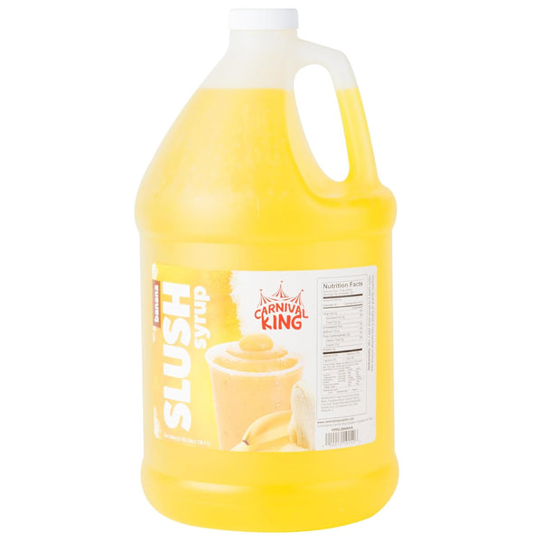 Carnival King 1 Gallon Slushy Syrup Banana Concentrated Drink Mix for Frozen Slushies, Smoothies