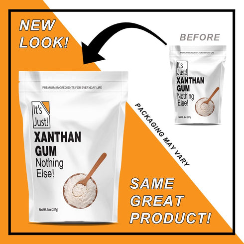 It's Just - Xanthan Gum, 15oz, Keto Baking Thickener for Sauces, Soups, and Dressings