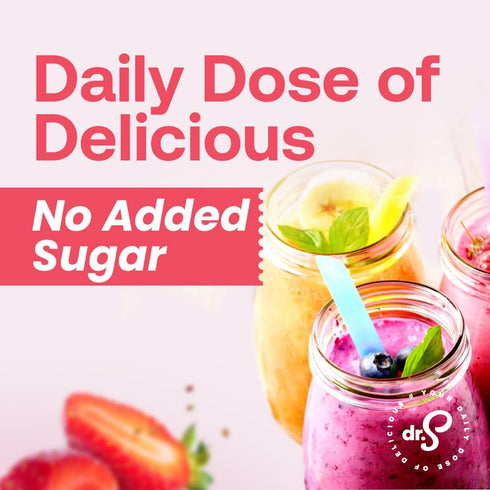 100% 46 Oz Dr. Smoothie Crushed Strawberry Smoothie Concentrate| Non-GMO, Vegan, No Fat, Gluten-Free, Rich in Vitamin