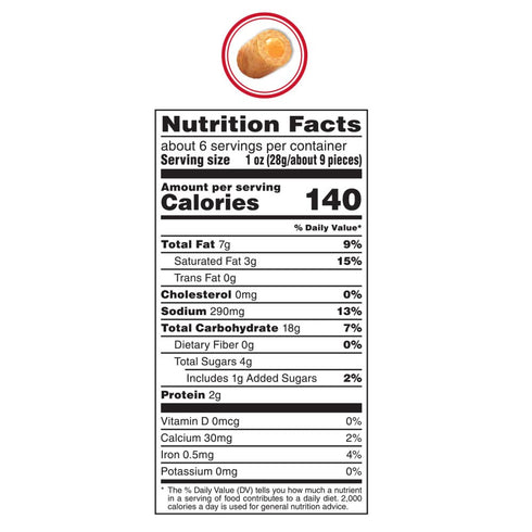 Packs, 6.3-Ounce (Pack 12) COMBOS Cheese Snacks - Cheddar Cheese and Crackers Snack Baked Cracker, Bulk Snack Bag