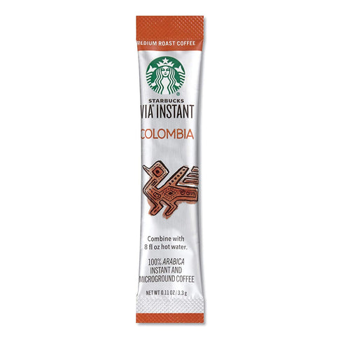 13 Pack 3 Starbucks VIA Instant Coffee, Colombia, CT