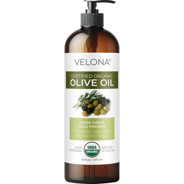 velona USDA Certified Organic Olive Oil - 16 Fl Oz | 100%
