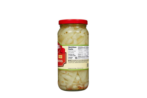 Pack, 16 (Pack 2) Mezzetta Pickled Onion Pickled Red Onion & Spicy Pickled Onion | Gluten Free | Fluid Ounce Jar