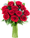 Generic The Romantic Classic Bouquet of 12 Red Roses Flowers for Birthday, Valentine's