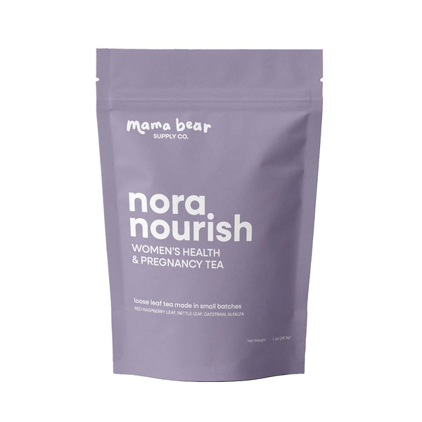 Nora Nourish Organic Pregnancy Tea Red Raspberry Leaf Herbal Blend for Third