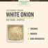 1 Frontier Organic Chopped Onion, Pound, Dried & Chopped Sweet Organic White Onion, Kosher, Sustainably Grown