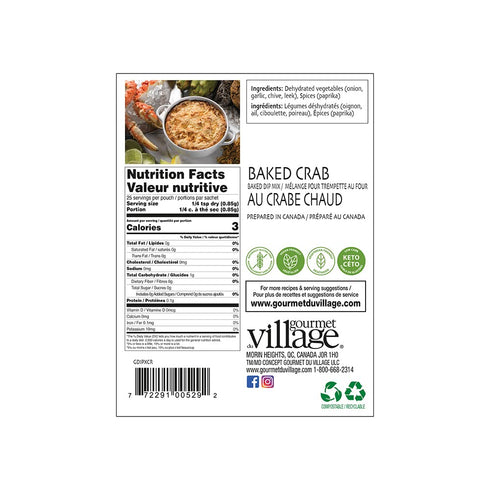 Gourmet du Village Gourmet Village Baked Dip Mix (Baked Crab)