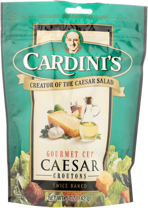 Cardini's Croutons Caesar Gourmet Cut 5.0 OZ (Pack of 3)