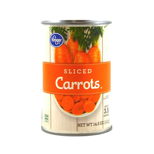 Generic Sliced Carrots 14.5 oz can