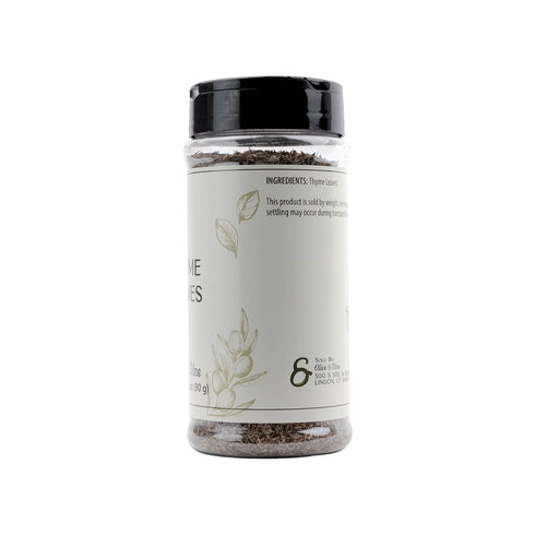 (3.2 Olive & Vine Thyme Leaves, Earthy & Aromatic, Seasoning for Roasted Meats, Soups, and Mediterranean Dishes, Rich