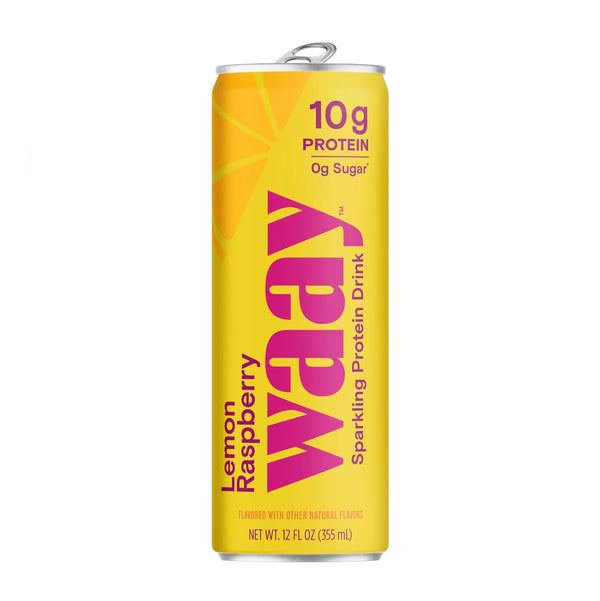 Waay Lemon Sparkling Protein Water, 12 FZ
