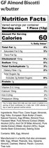 (4 6oz True Delicious GLUTEN FREE INGREDIENTS ALMOND BISCOTTI, buttery, fine Italian cookies, baked twice boxes