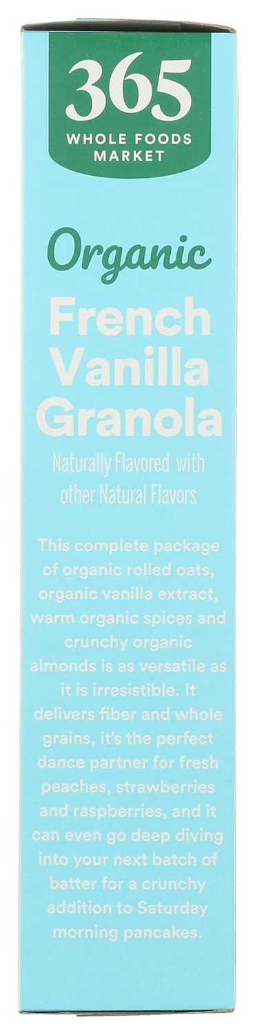 365 17 by Whole Foods Market, Organic French Vanilla Almond Granola, Ounce