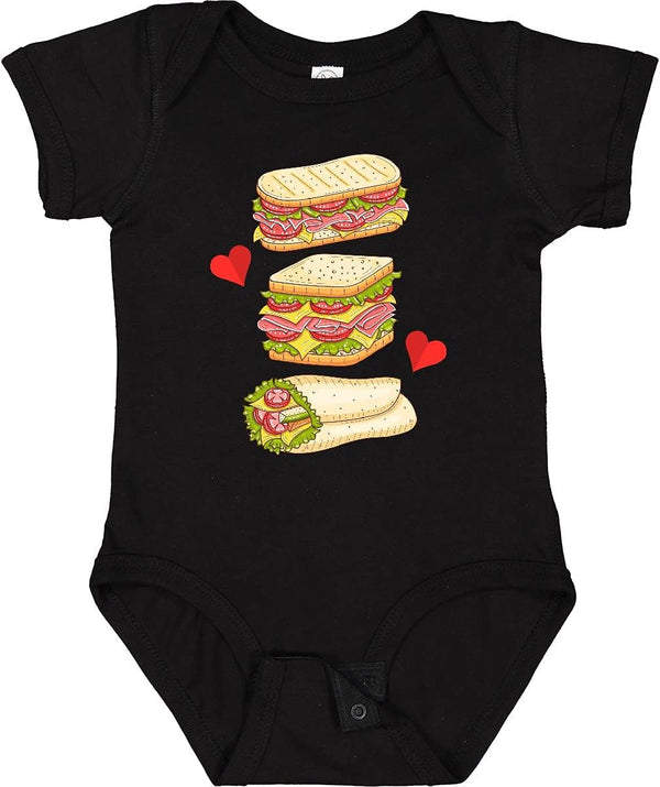 inktastic Sandwich Lover Deli Food Baby Bodysuit