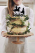Mr & Mrs Wedding Cake Topper, Rustic Horse Wedding Cake Topper, Southern Style Black Silhouette Cake Topper