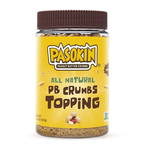 PASOKIN | Peanut Butter Crumbs Topping | Gluten Free, Vegan, All Natural,