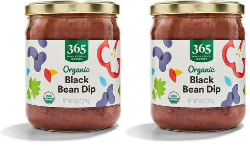 365 by Whole Foods Market, Dip Black Bean Organic, 15 Ounce (Pack