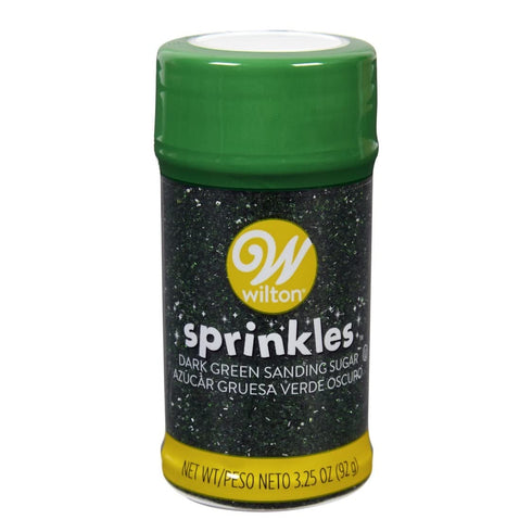Wilton Holiday Dark Green and Red Sanding Sugar
