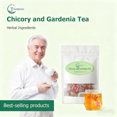 (12 Count) (1pc) Chicory and Gardenia Herbal Tea Bags Caffeine Free, Sugar Free Botanical Tea with Honeysuckle