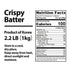 4.4 LB (2kg), 1 pack Foodrella Korean Taste Crispy Fried Chicken Crispy Batter Mix, Frying Powder Mix, Product