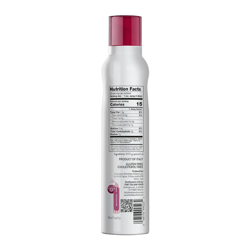 100% Omega-6, 5 oz Mantova Grapeseed Oil, Pure Cooking Spray with perfect for grilling, baking, or seasoning
