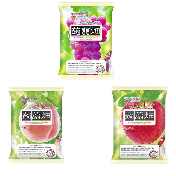 Field Assortment 10pieces 10.6oz 3Types Japanese Jelly Mannanlife Ninjapo