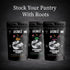 AKUNKA 2.5 oz Crispy Roots - Unsalted Vegetable Snack, Sweet Potato, Carrot, Beetroot, High Fiber, Zero Added Salt