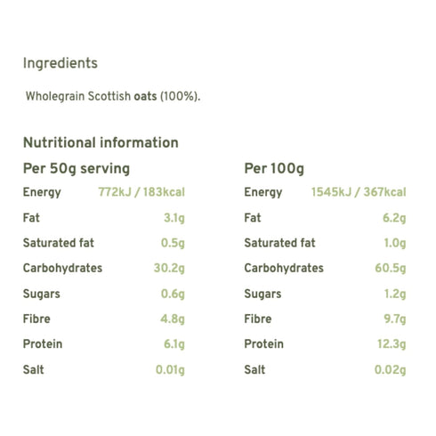 Stoats 26.5 oz (Pack 3) Traditional Scottish Porridge Oats, Whole Grain, Vegan, No Added Sugar, Palm Oil Free, Pouches