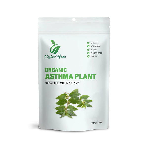 CEYLON HERBS Astma Leaves Powder Euphorbia Hirta 100% Natural Dried Leaves Finely Ground Pure