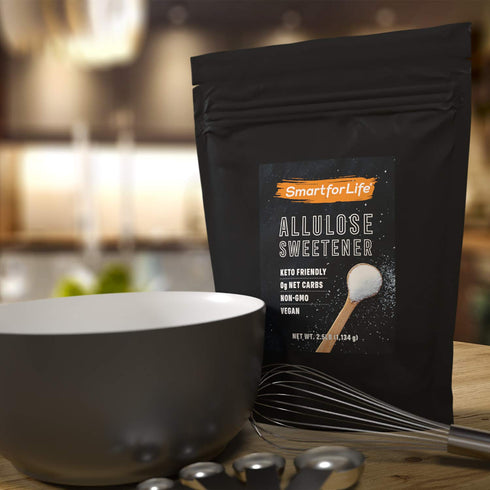 2.5 lb Smart for Life Allulose Sweetener - Zero Net Carbs Keto Sweetener - Low Calorie, Natural Keto Sugar Substitute