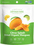 Pack 2.8oz 4pack Earthside Farms Dried Organic Mango Variety Original Citrus Splash Lime Kick and Peach Paradise Gluten