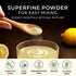 1.1 Lb 100% Organic Lemon Juice Powder, Bulk Size - Freeze Dried, Fresh Zesty Flavor Great for Drinks & Baking - Rich