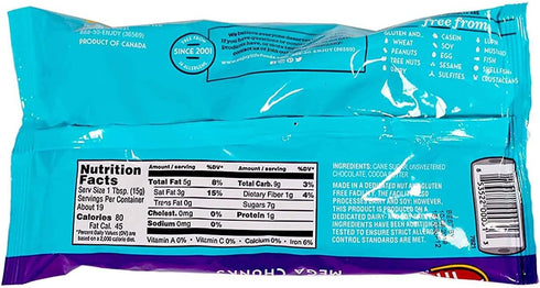 10 oz Pack 3 Enjoy Life Mega Chunks Gluten Free Non-GMO Semi-Sweet Chocolate -- Each /
