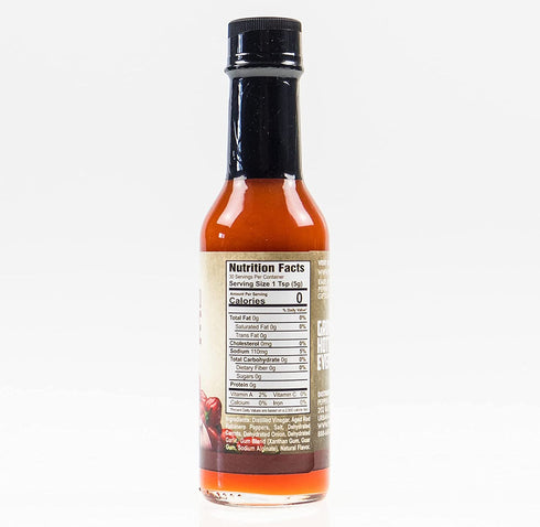 5 Pepper Joes Garlic Habanero Hot Sauce Gourmet Roasted Garlic Hot Sauce with Red Habanero Peppers Mild Heat