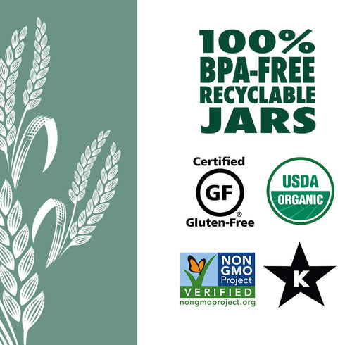 32 oz (Pack 4 RiceSelect Organic Texmati White Rice, Long Grain, Gluten-Free, Non-GMO, of Jars)