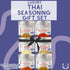 Set Pack GLP-1 Thai Seasonings Gourmet Gift | Tastes of Thailand | Artisanal Spice Blends Six | Non GMO, All Natural |