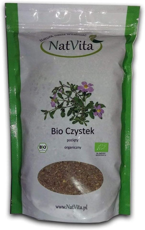Organic Cistus Incanus - Rock Rose - Czystek 250g 0.55lb from Turkey
