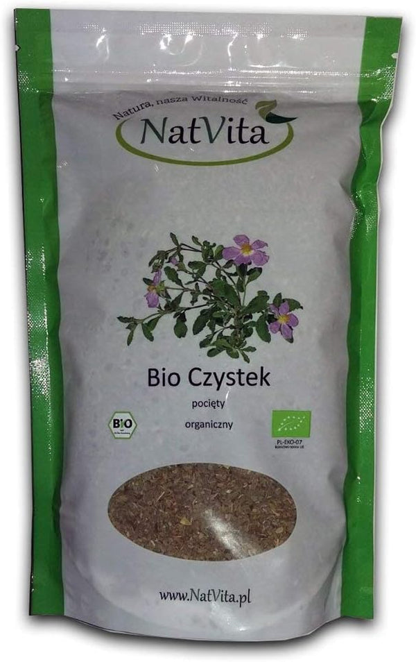 Organic Cistus Incanus - Rock Rose - Czystek 250g 0.55lb from Turkey