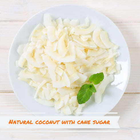 5 lbs Gourmet Coconut Chips All Natural, Raw, Sweetened by Its Delish Bulk Bag Gluten Free, Multi Serve Coconut Flakes