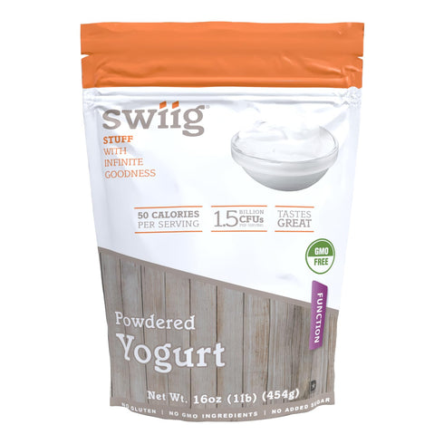 swiig Powdered Yogurt, No Added Sugars or Oils, No Gluten, No GMO