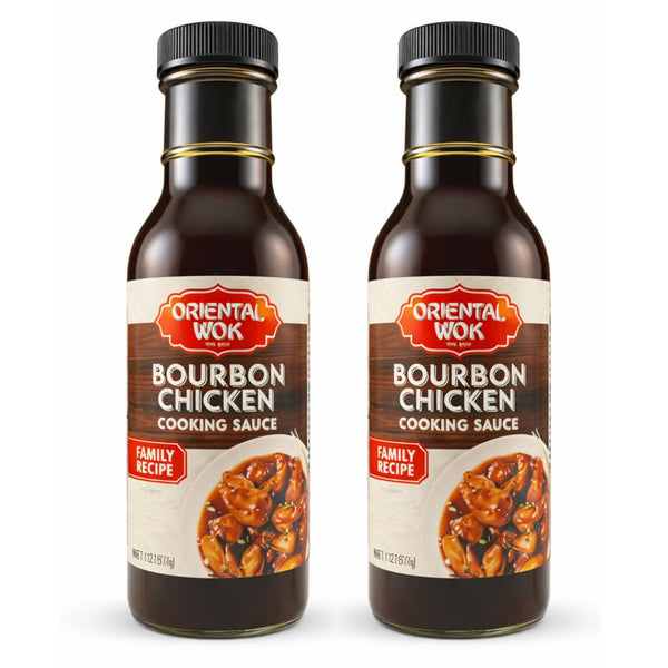 Oriental Wok Bourbon Infused Chicken Sauce, Authentic Kentucky Bourbon, Savory & Sweet