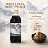 MAJI RICE 3-Year 16.9 Oz UCHIBORI BREWING - Artisan Aged Japanese Red Vinegar, Crafted from Rich Sake Lees for Deep