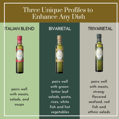 Colinas De Garzon Set 3 250 ml Premium Award Winning Extra Virgin Olive Oil Tasting Pk glass bottles Italian Blend