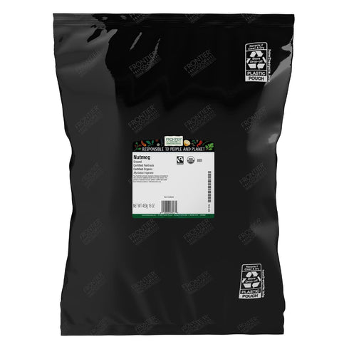 Frontier Co-op Nutmeg Ground, 1lb Certified Organic Nutmeg Powder - Fair Trade,
