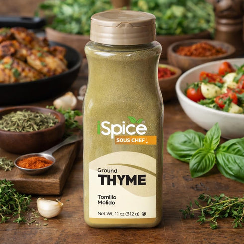 11 oz iSpice | Thyme Ground | | Bulk Size | Premium Herbs | Kosher