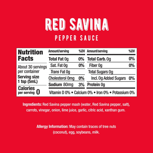 5oz, 1 Pack Melindas Red Savina Pepper Hot Sauce - Craft Extra Spicy Habanero Hot Sauce - Made with Fresh Ingredients