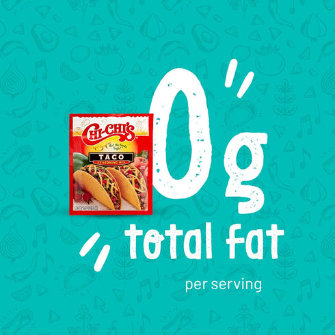 CHI-CHI’S Taco Seasoning Mix, 1.25 oz, Pack of 24