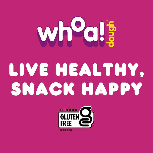 9 3-Flavor Pack (6) 1.41 oz 5-6g Whoa! Dough Top Allergen Free Chewy Oat Bars - Variety | Individually Wrapped Bars |