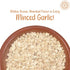 1.9 oz Pride of India Minced Garlic | Dried Minced Garlic in Reusable Shaker for Cooking, Dips, Garlic Butter, Sauces