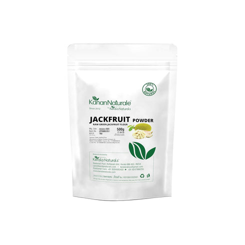 Kanan Naturale Raw Green Jackfruit Powder 500gm | Pure Jackfruit Flour for a Healthy